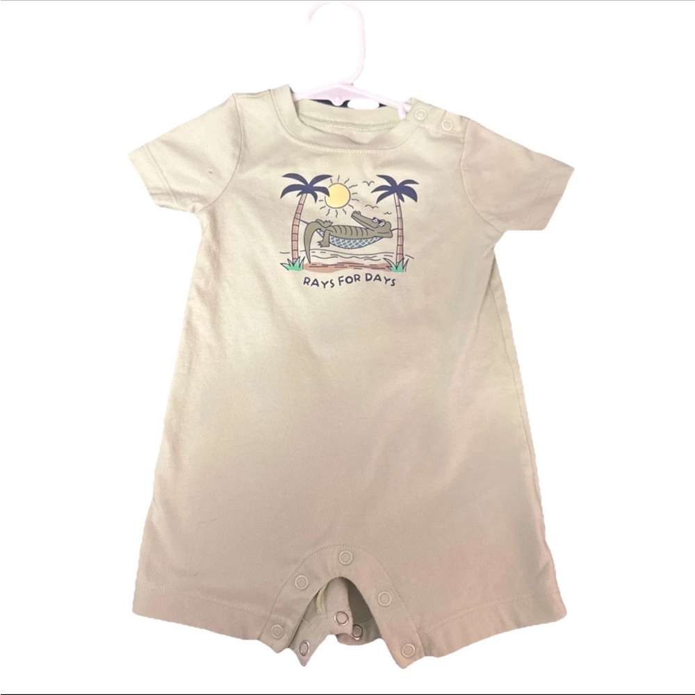 Garanimals  | 6-9m | Rays For Days | Green | Short Romper